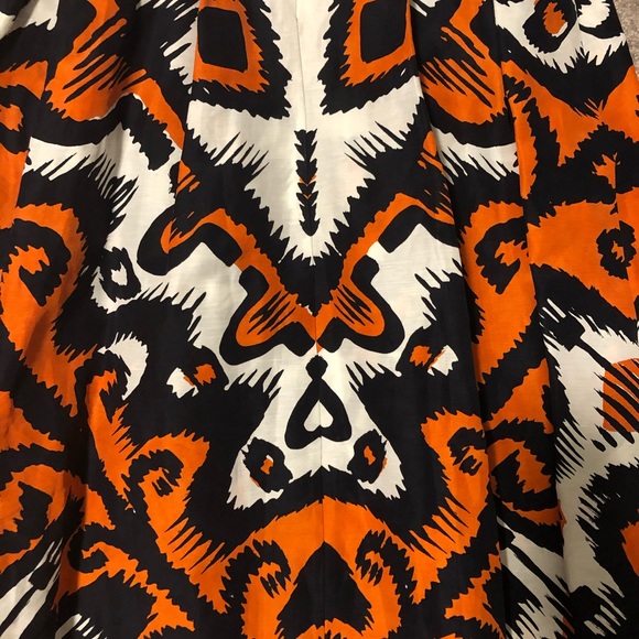 LK BENNETT Andrea Aztec Print Linen/Silk Dress - Picture 10 of 16